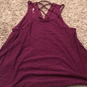 Purple cami blouse
